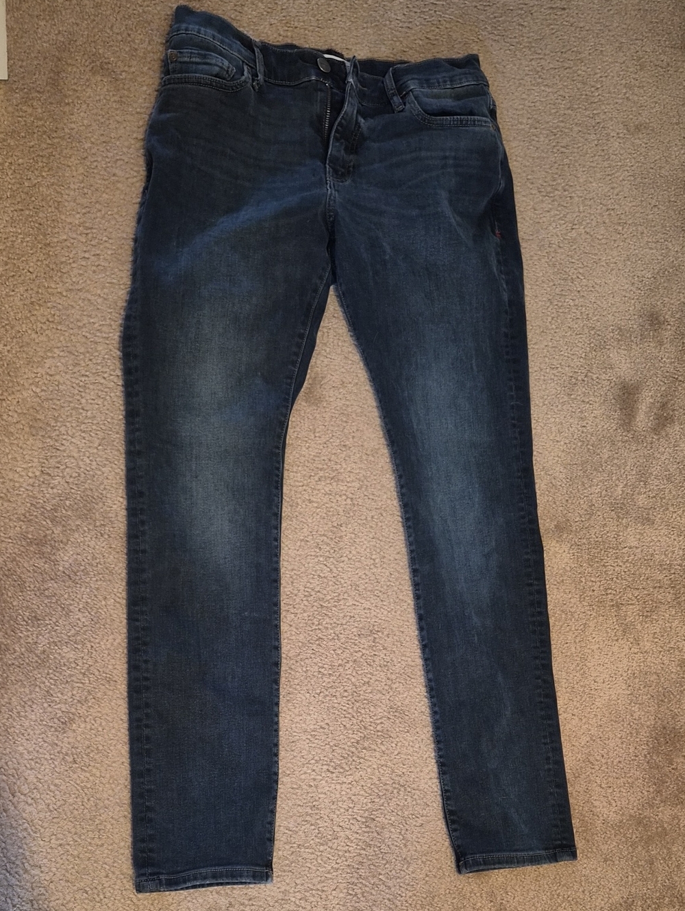 Warp + Weft Men's Dark Wash Skinny Jeans
